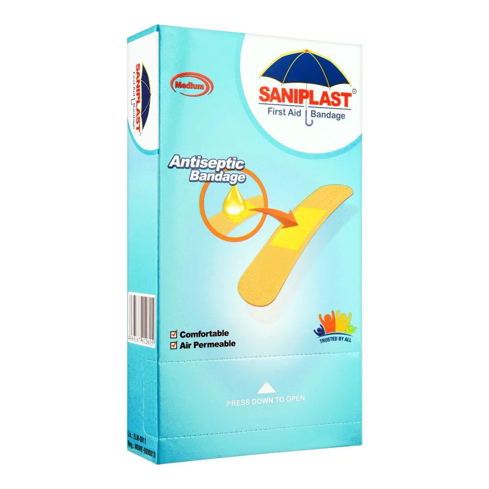 SANIPLAST ANTI SPETIC PAD 100 STRIPS PACK