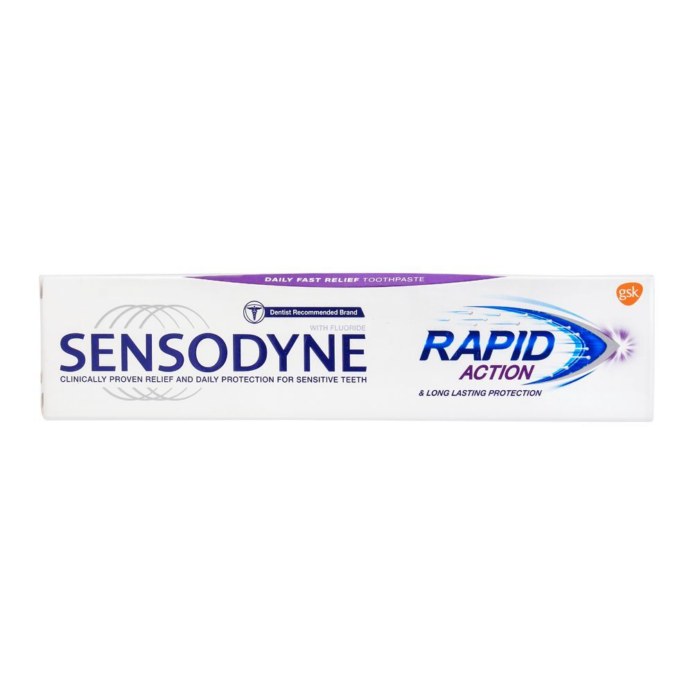 SENSODYNE TOOTH PASTE RAPID ACTION LONG LASTING 100 GM