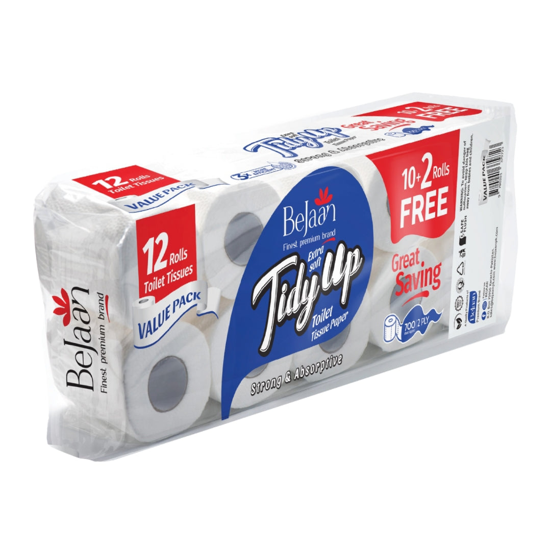 BE JAAN TOILET ROLL VALUE PACK (10+2)