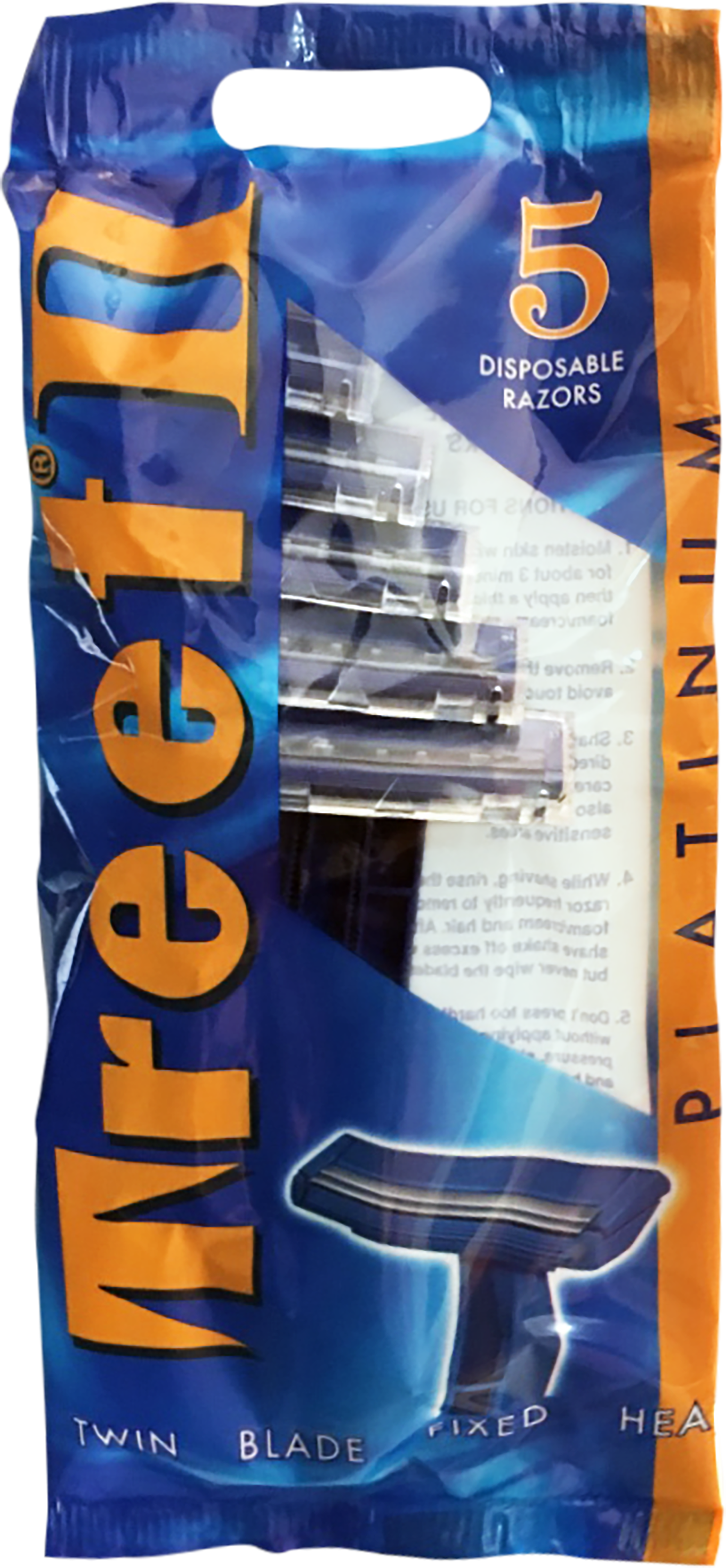 TREET 2 PLATINUM DISPOSABLE RAZOR 5PCS POUCH