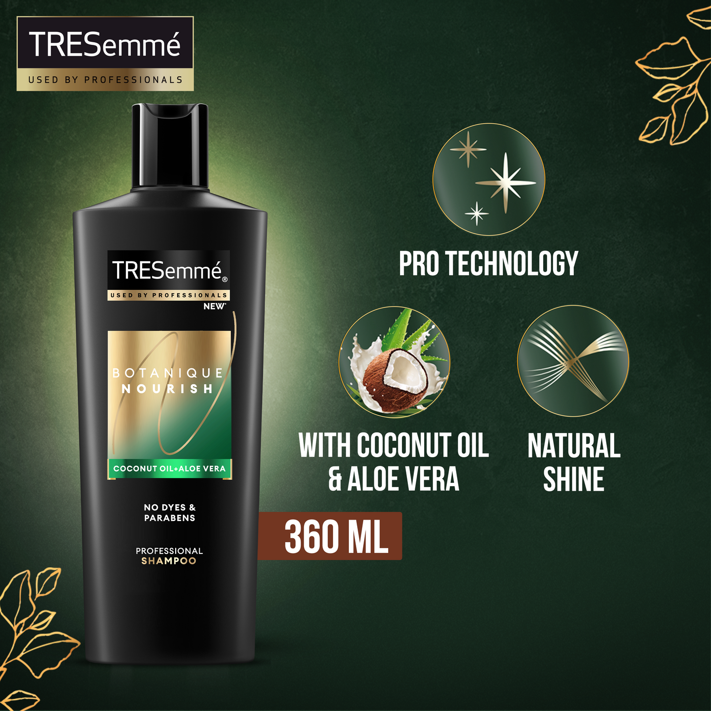 TRESEMME SHAMPOO BOTANIQUE NOURISH & REPLENISH 360ML