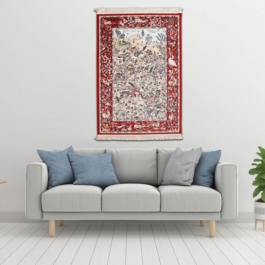 Fine Persian Khas Rug 4x6 ft