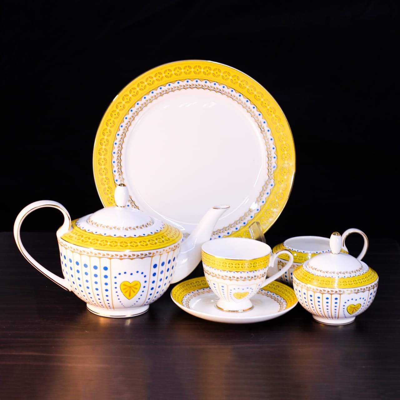 TEA SET 24PC ROYAL BISTRO 24-AC02Y