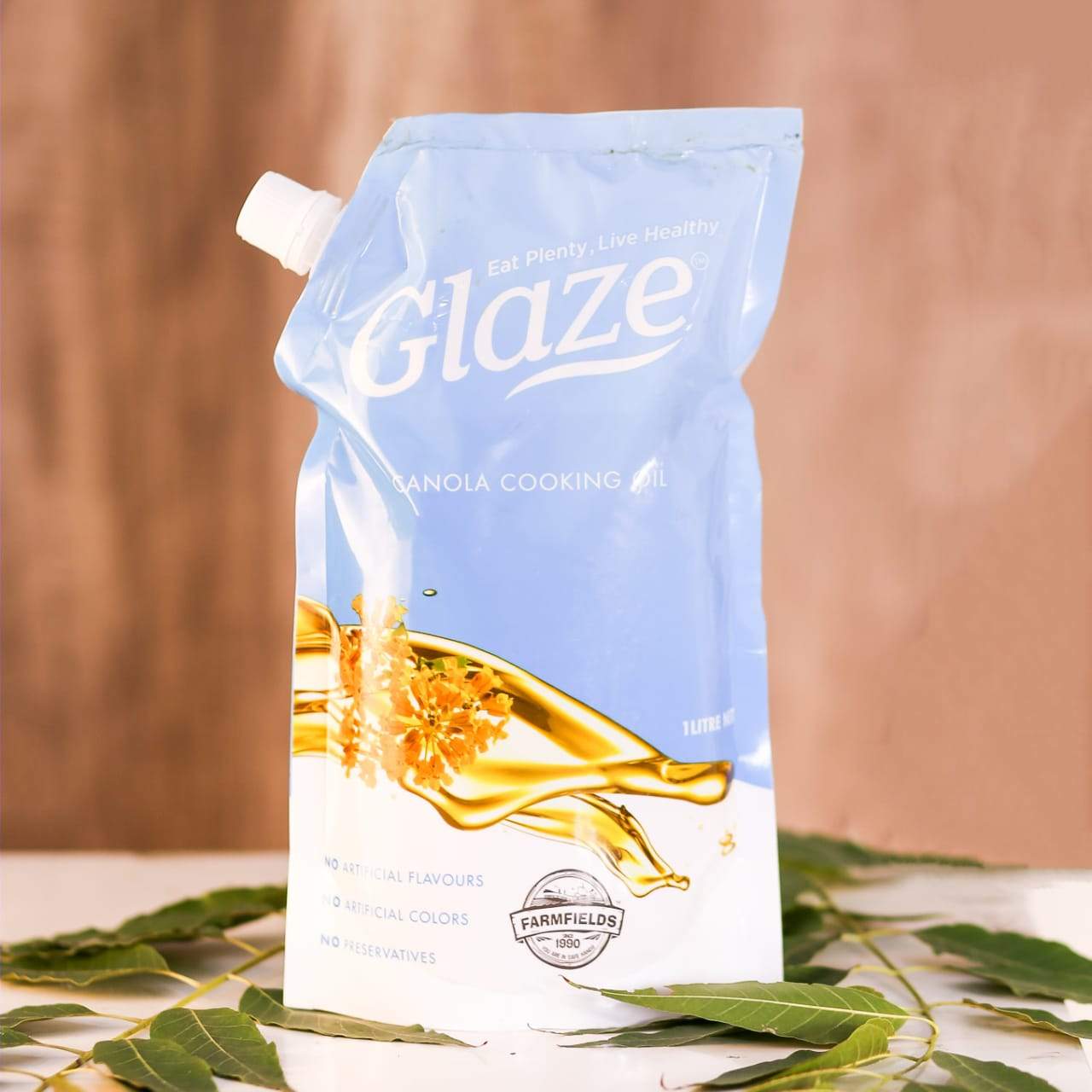 FF GLAZE CANOLA OIL POUCH 1 LTR
