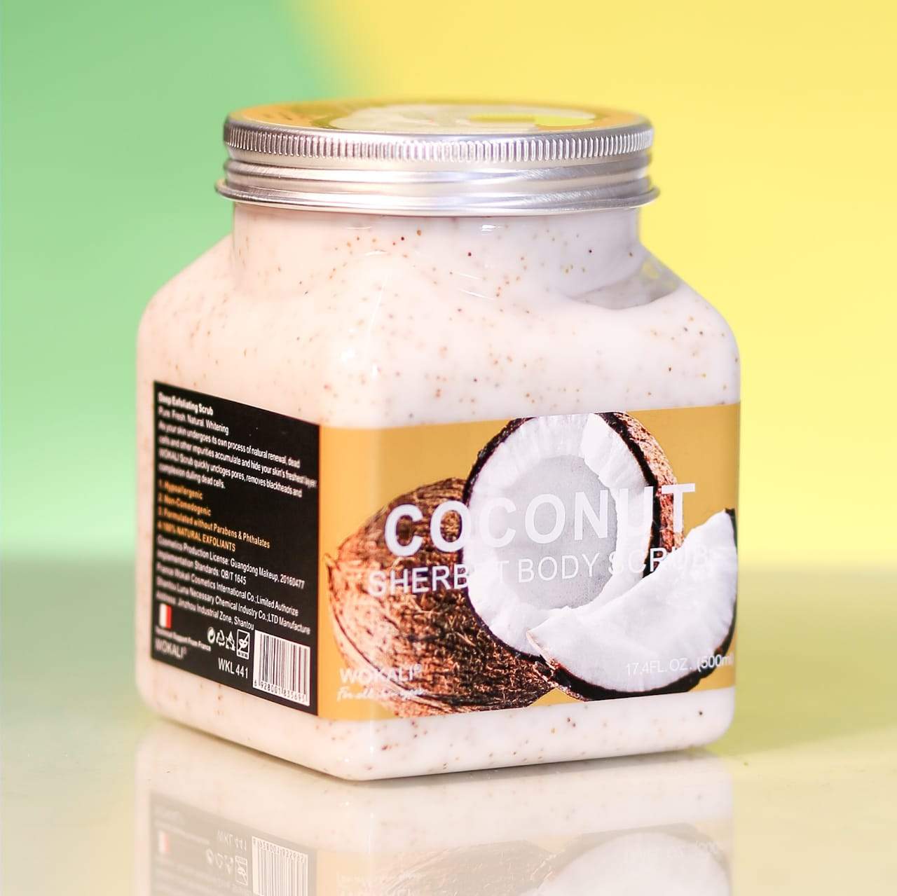 WOKALI BODY SCRUB COCONUT SHERBET 500 ML WKL441