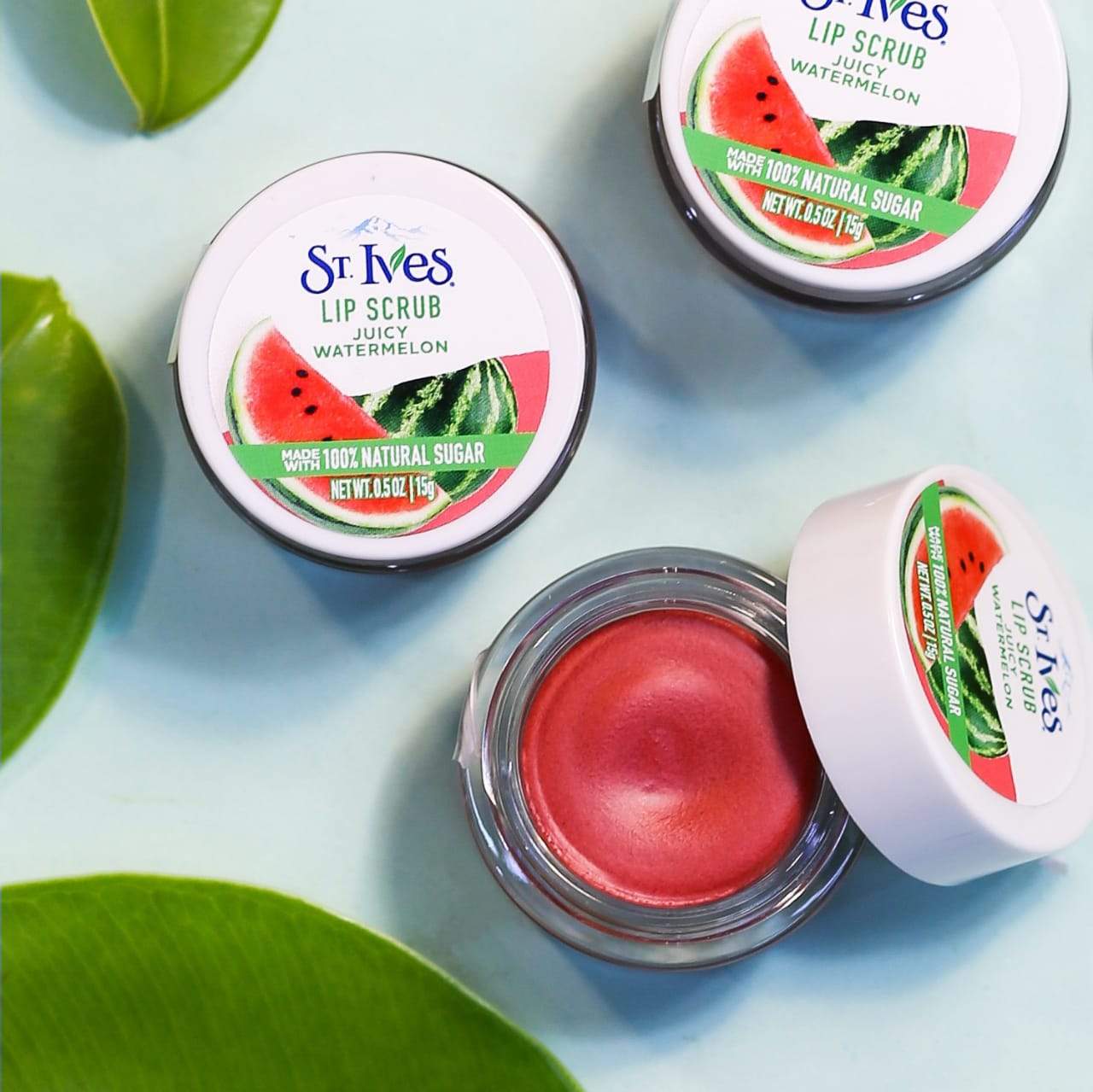 ST.IVES LIPS SCRUB JUICY WATER MELON 15 GM