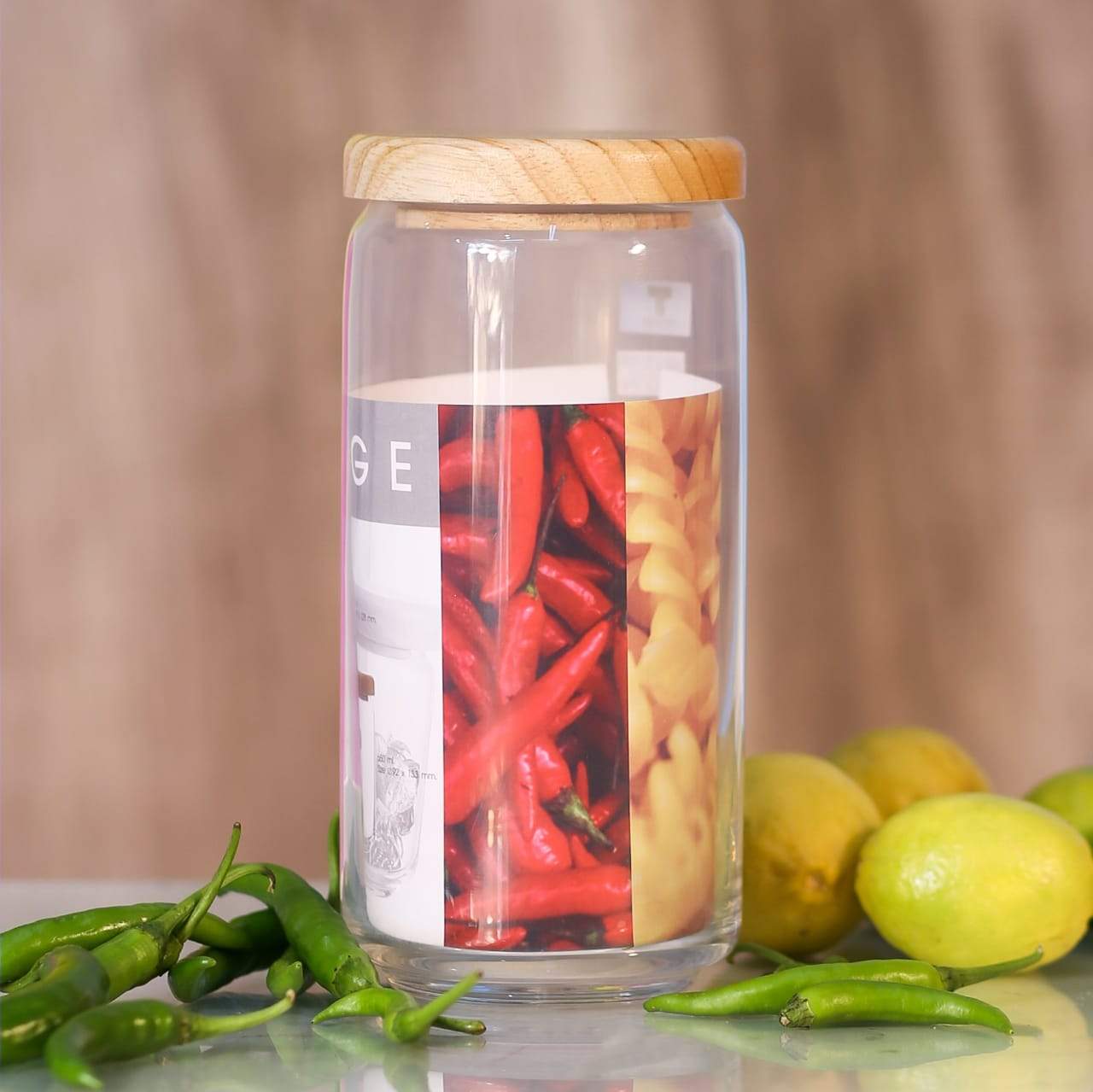 JAR OCEAN WOODEN 2536-W