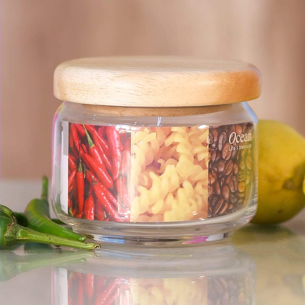 JAR OCEAN WOODEN 2511