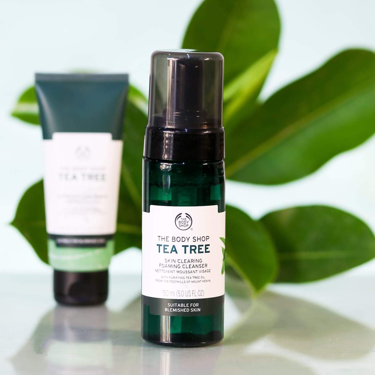 BODY SHOP TEA TREE SKIN CLEARING FOAMING CLEANSER 150ML