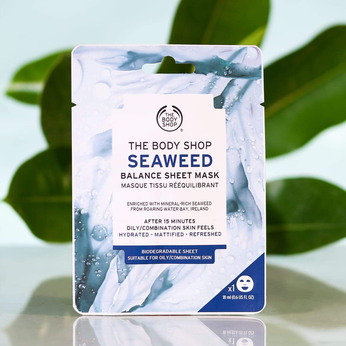 BODY SHOP SEAWEED BALANCE SHEET MASK 18ML