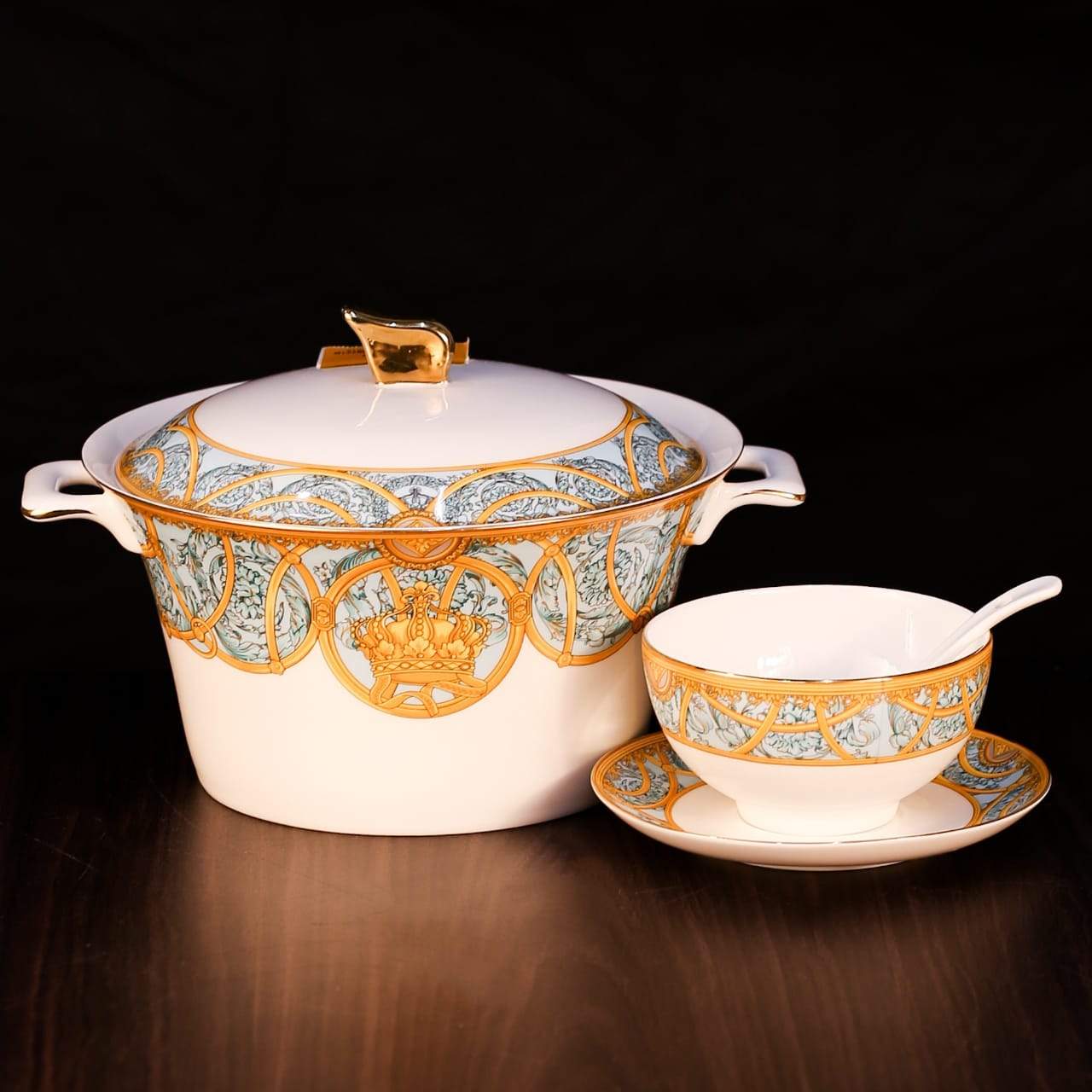 SOUP SET ROYAL BISTRO 21PC 21-654G