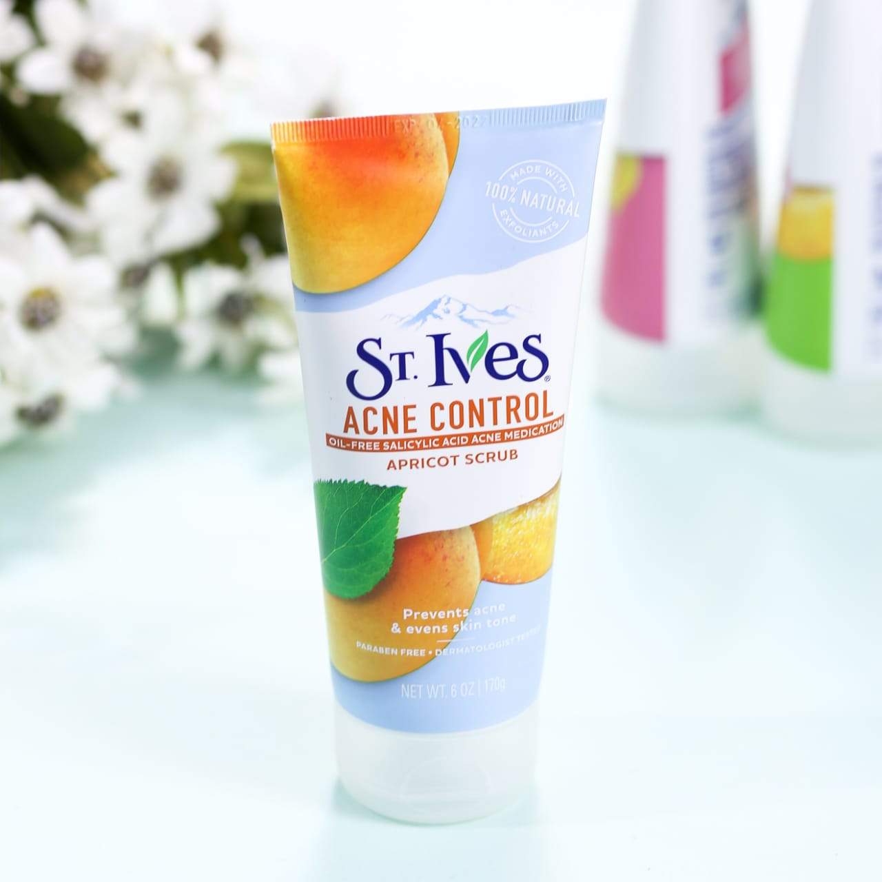 ST.IVES SCRUB ACNE CONTROL APRICOT 170 GM