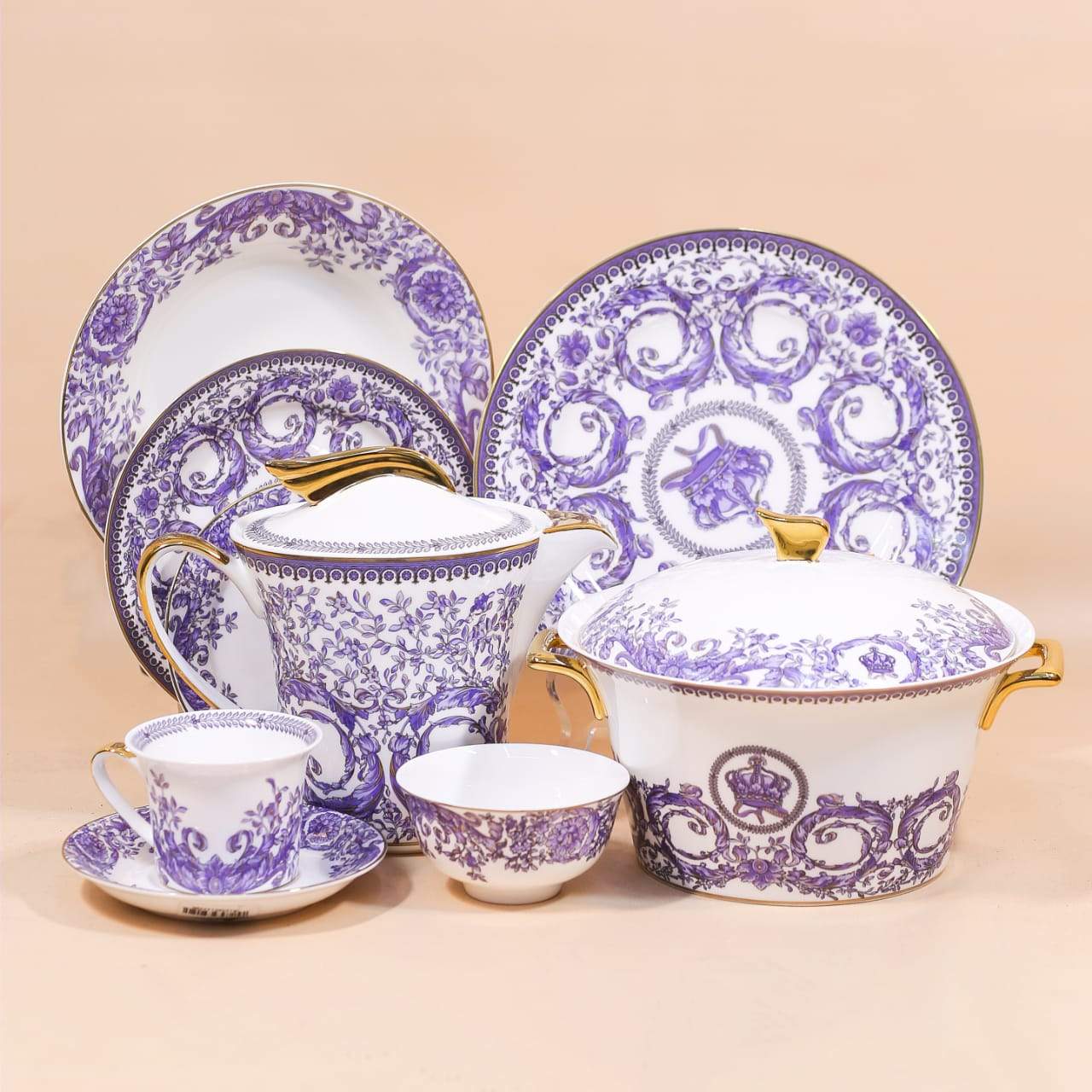 DINNER SET ROYAL BISTRO 100PC 100 625N BASIC Al Fatah