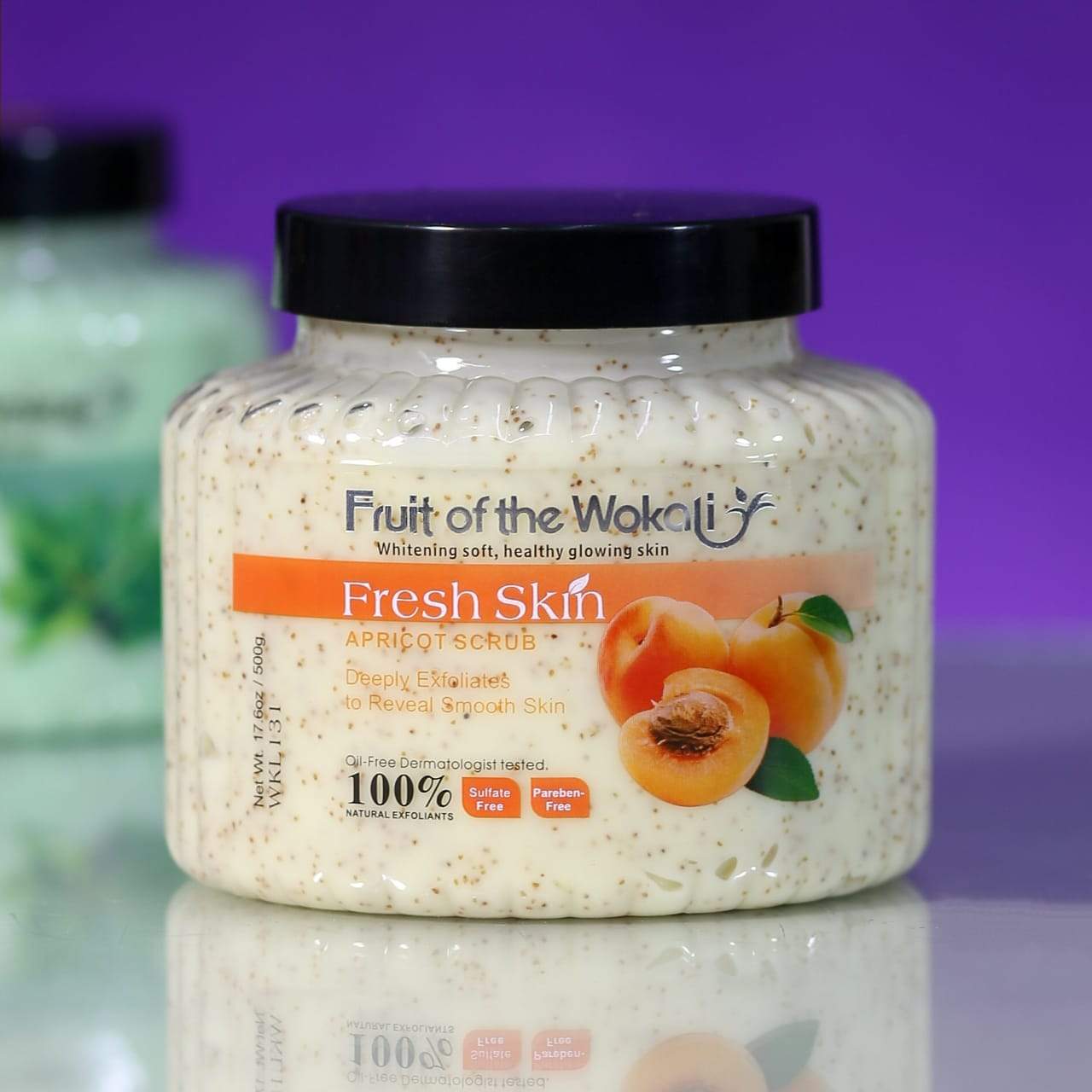 WOKALI BODY SCRUB APRICOT 500 GM WKL131