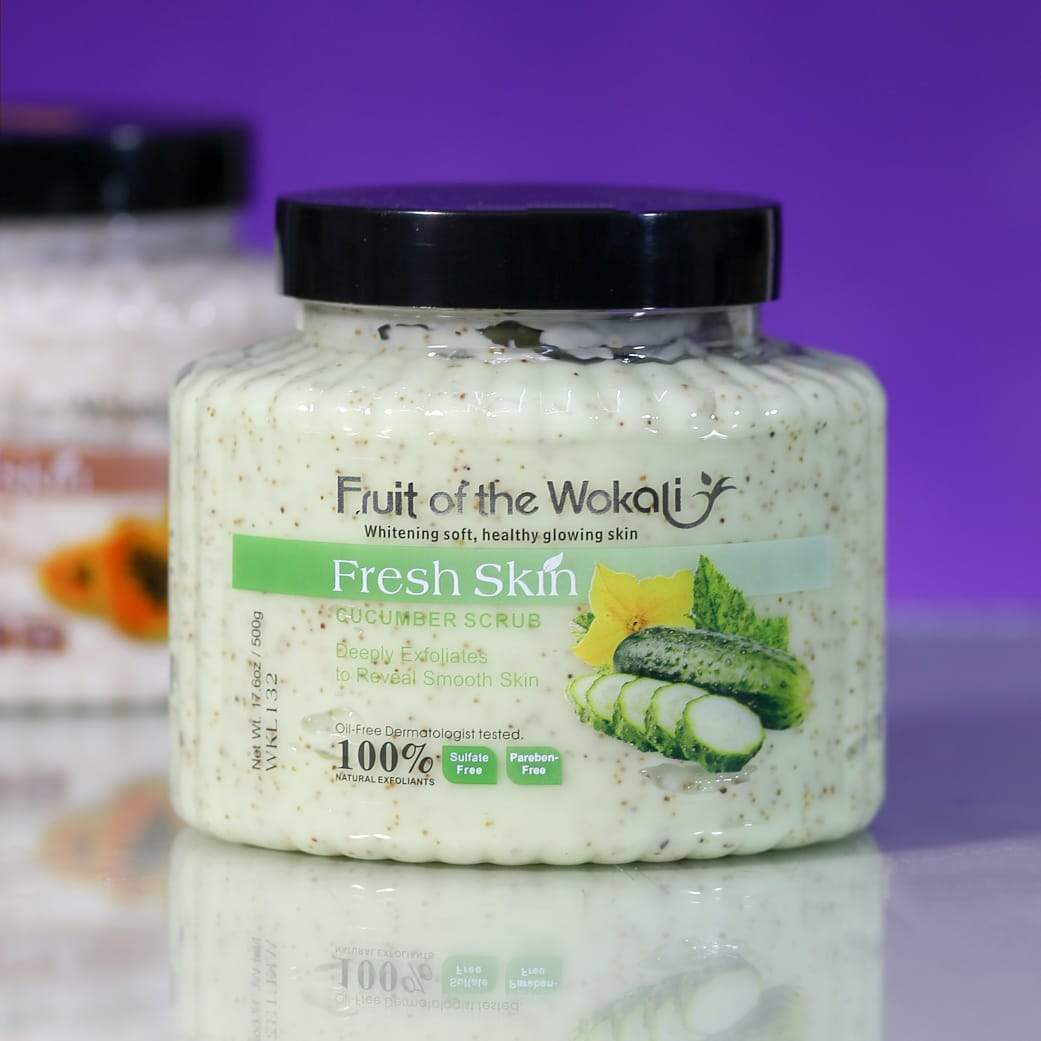 WOKALI BODY SCRUB CUCUMBER 500 GM WKL132