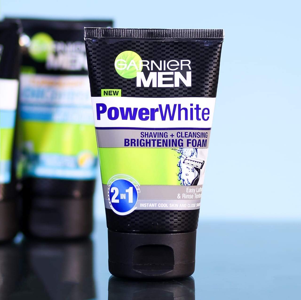 GARNIER MEN POWER WHITE SHAVIN G FOAM 100 ML