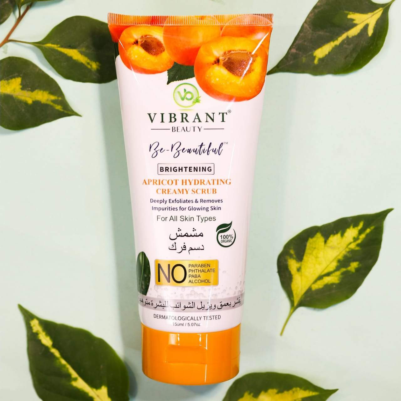 VIBRANT BEAUTY APRICOT HYDRATING CREAMY SCRUB - 150ML
