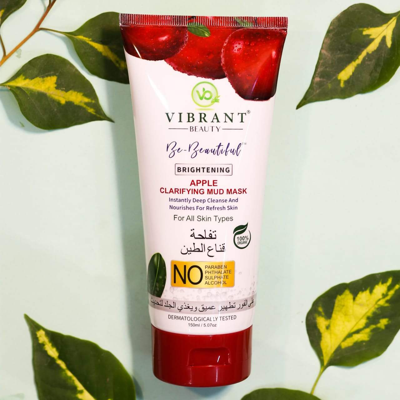 VIBRANT BEAUTY APPLE CLARIFYING MUD MASK - 150ML