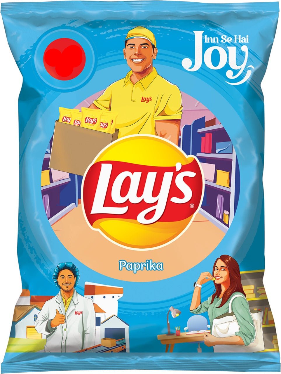 LAYS CHIPS PAPRIKA 44 GM