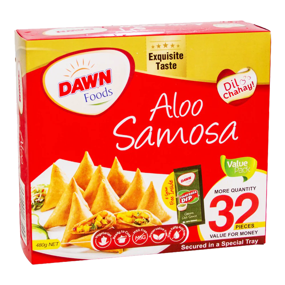 DAWN FOOD SAMOSA ALOO 32PC 480 GM