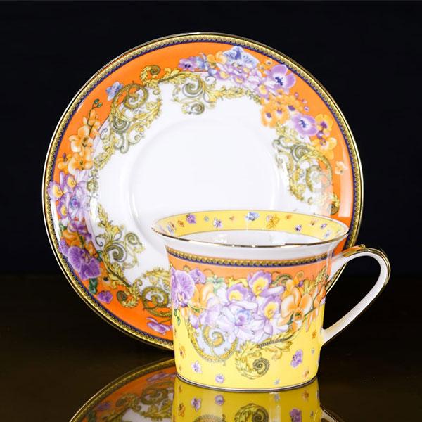 CUP & SAUCER SET ROYAL BISTRO 12PC 12-GR-662 BASIC