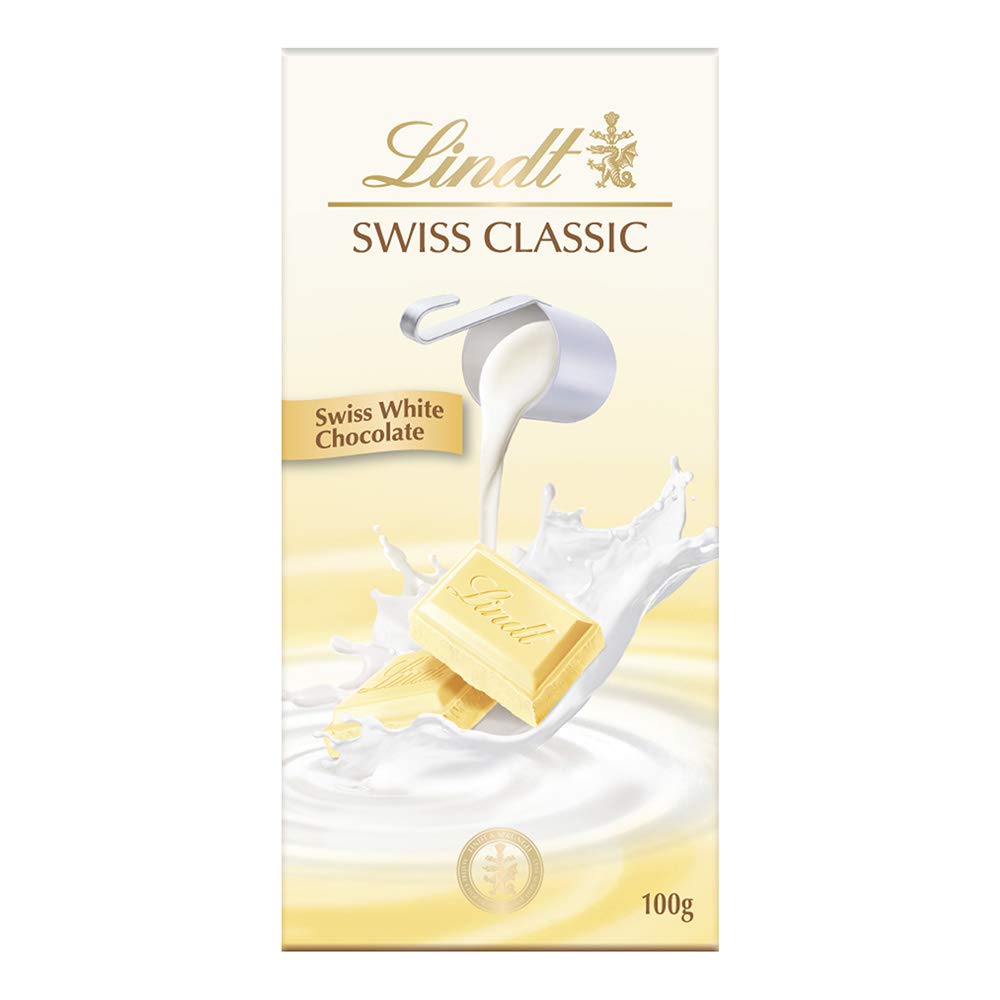 LINDT SWISS CHOCOLATE CLASSIC WHITE 100 GM