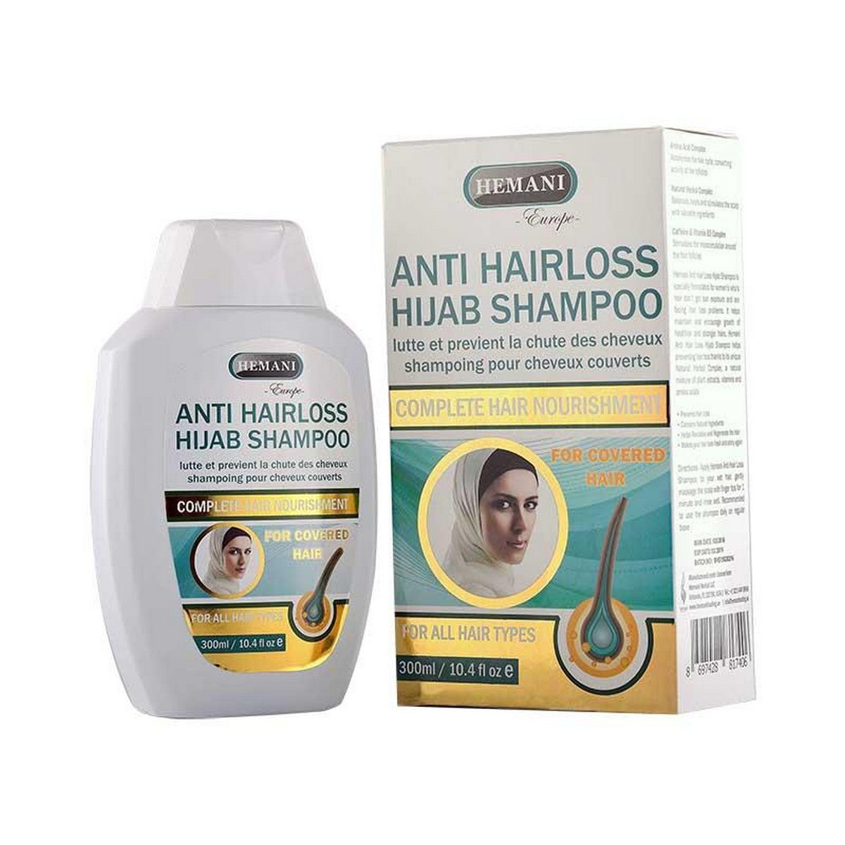 HEMANI ANTI HAIR LOSS HIJAB SHAMPOO 300ML