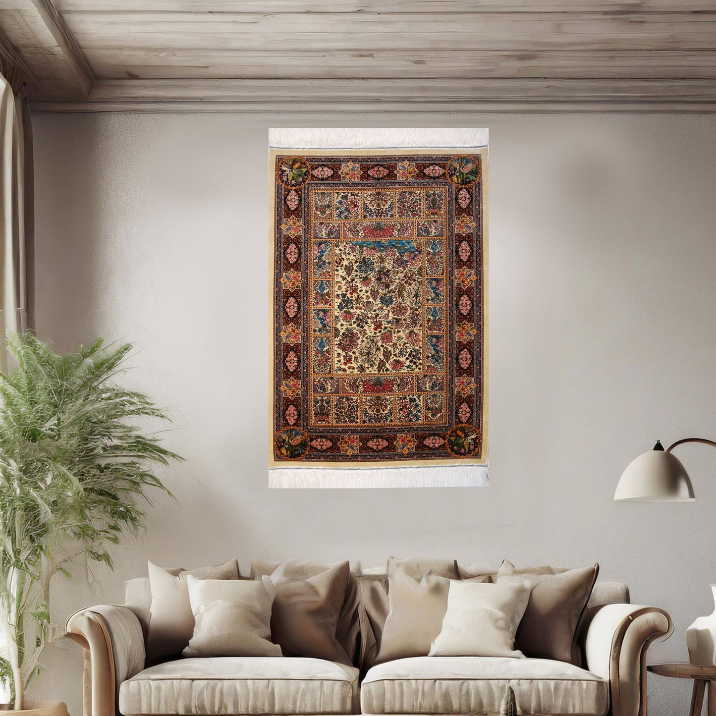 Supreme Fine Persian Silk Rug 2.5x4 Ft