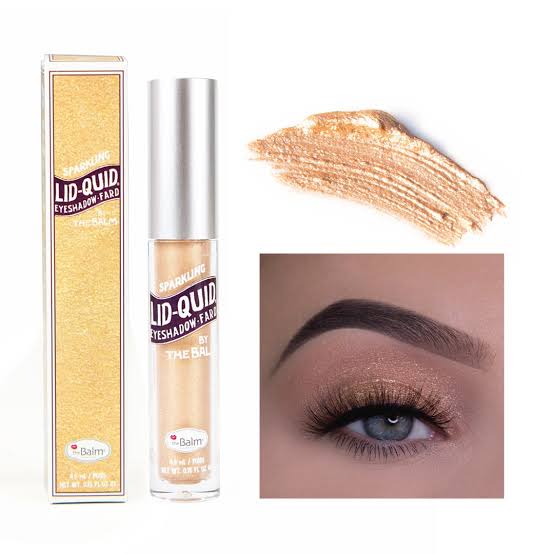 THE BALM LIDQUID SPARKLING LIQUID EYESHADOW CHAMPAGNE