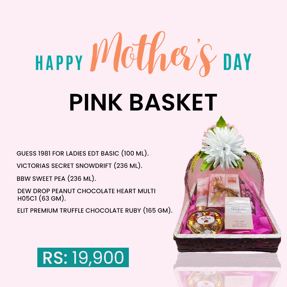 Mother's Gift Pink Basket