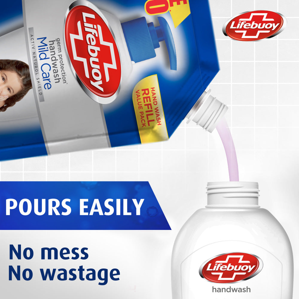 LIFEBUOY HAND WASH CARE POUCH 400 ML