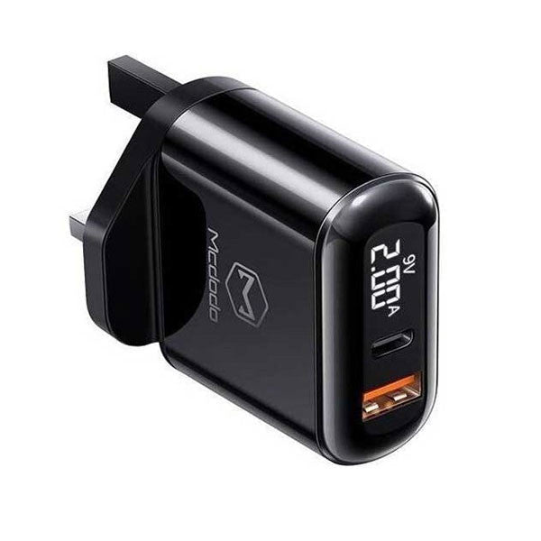 PD20W 1C1U Digital Display Fast Charger Pro