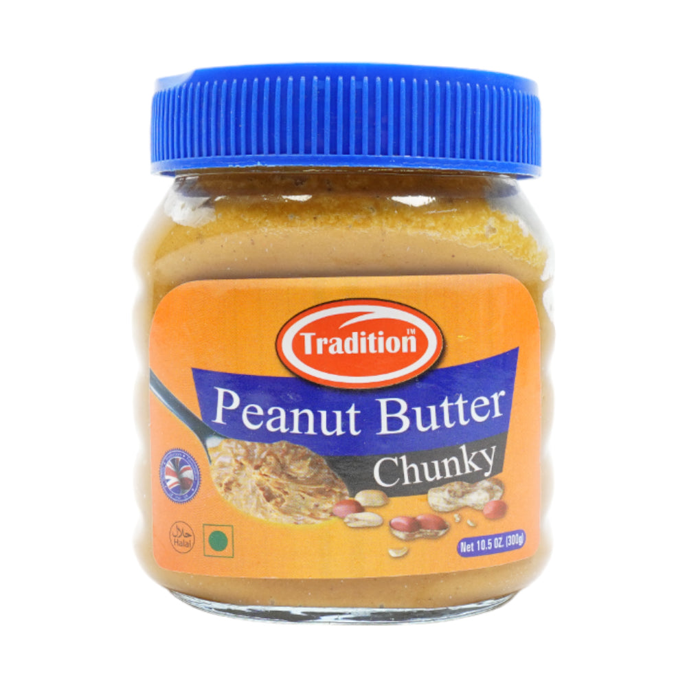 TRADITION PEANUT BUTTER CHUNKY 300 GM