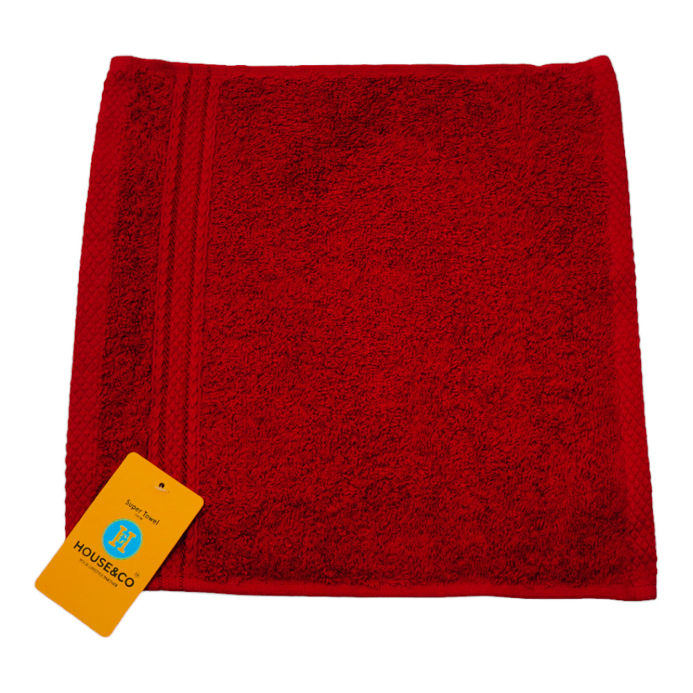 SUPER HAND TOWEL BURGUNDI 30X30 CM
