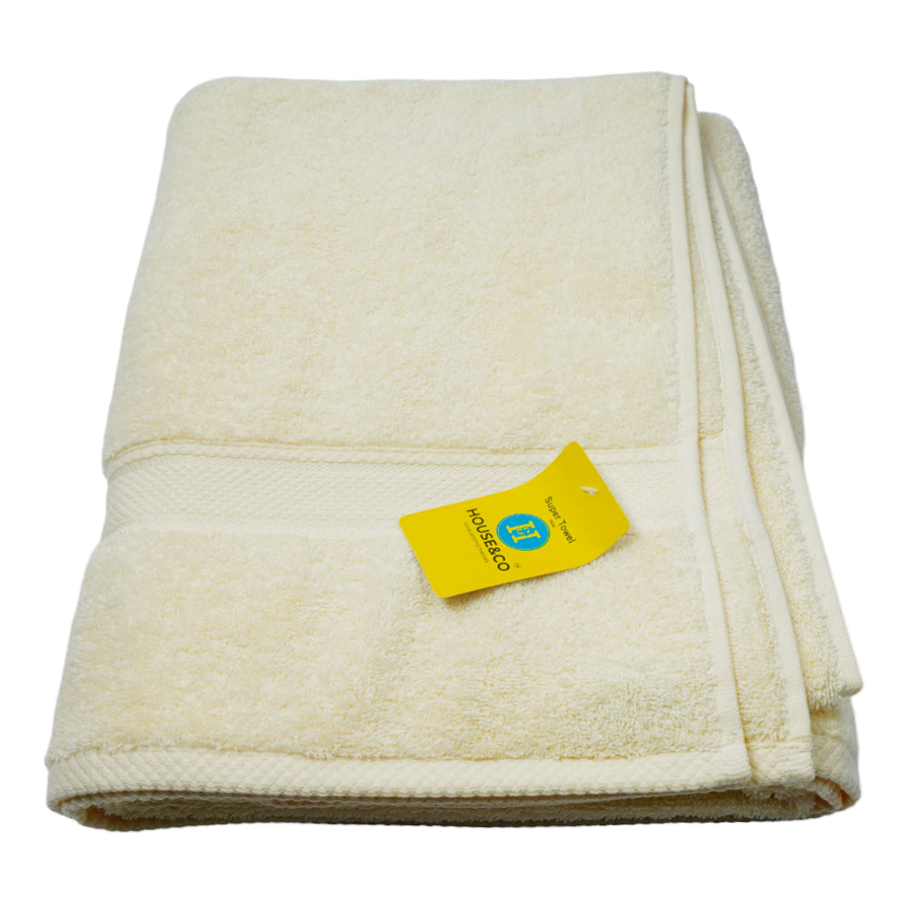 SUPER BATH SHEET CREAM 90X150 CM