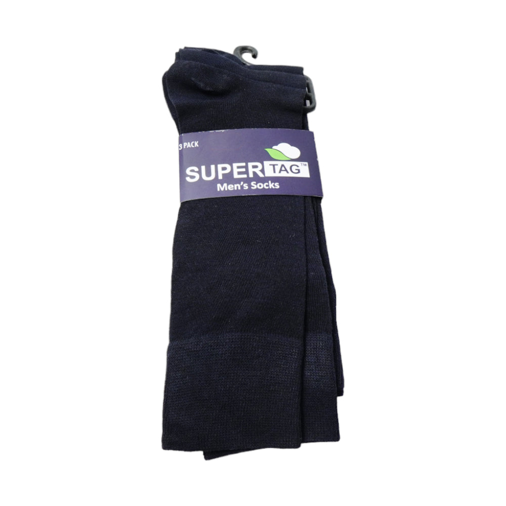 SUPER SOCKS PLAIN P3 (NAVY)