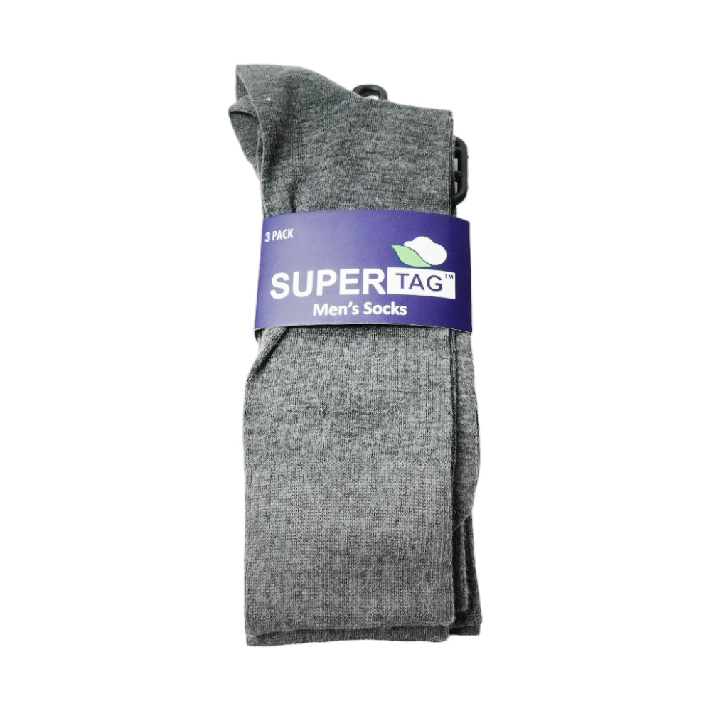 SUPER SOCKS PLAIN P3 (GRAY)