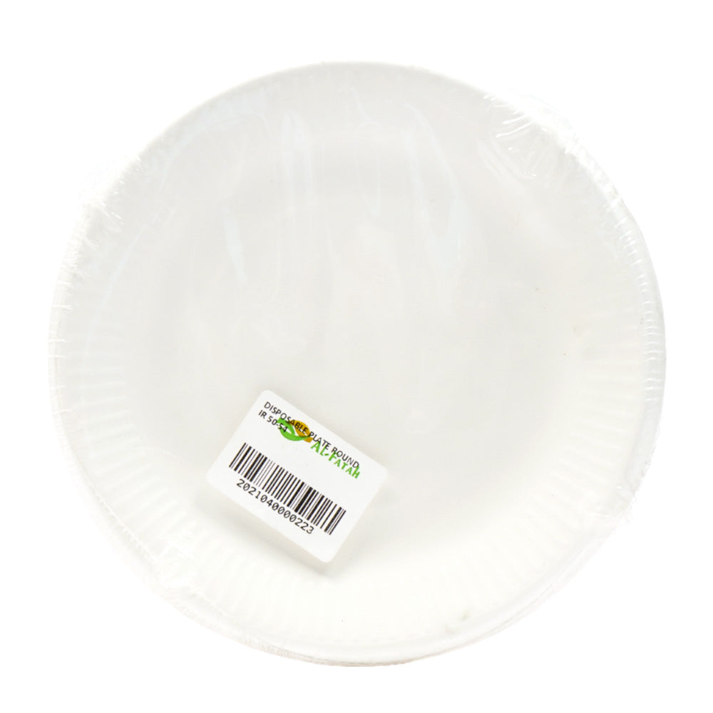 DISPOSABLE PLATE ROUND IR 50-54