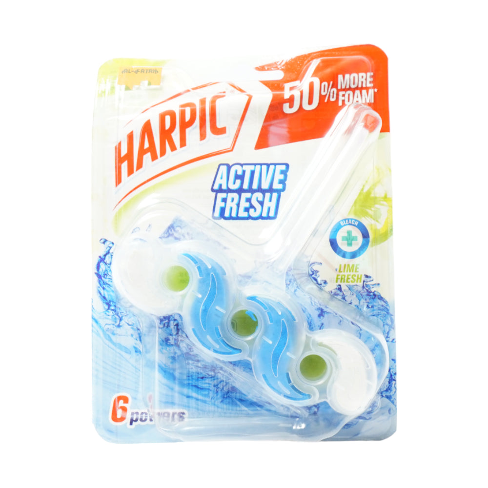 HARPIC TOILET AIR FRESHNER LIME ACTIVE FRESH 6 POWERS 35 GM