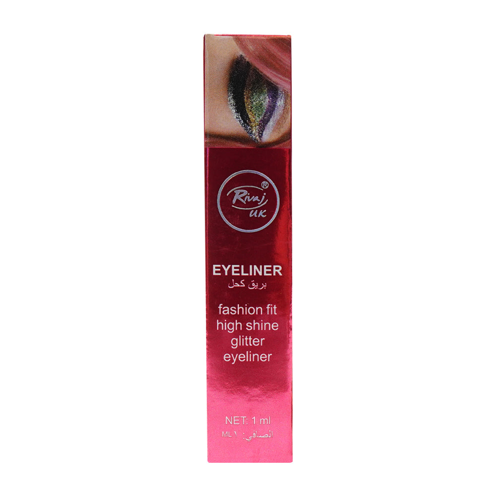 RIVAJ #2 SILVER FASHION FIT SHINE GLITTER EYE LINER