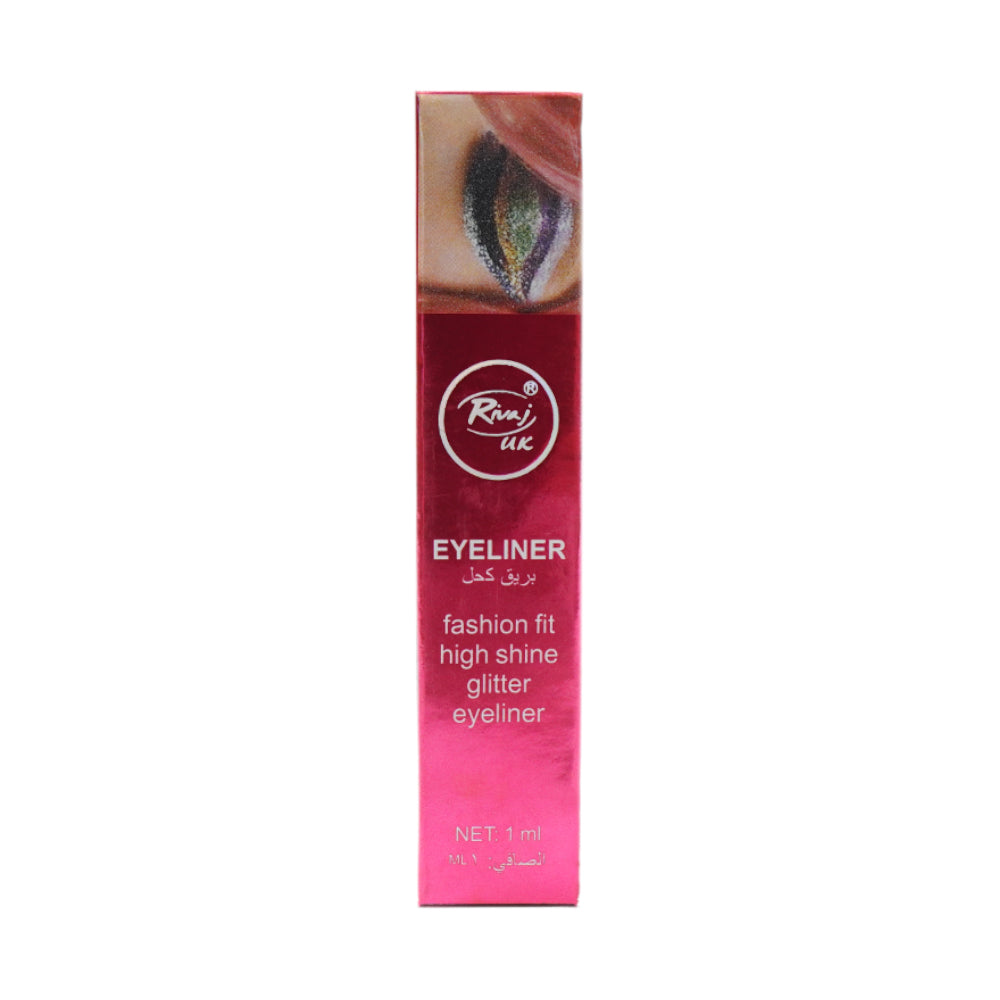 RIVAJ #7 BABY PINK FASHION FIT SHINE GLITTER EYE LINER