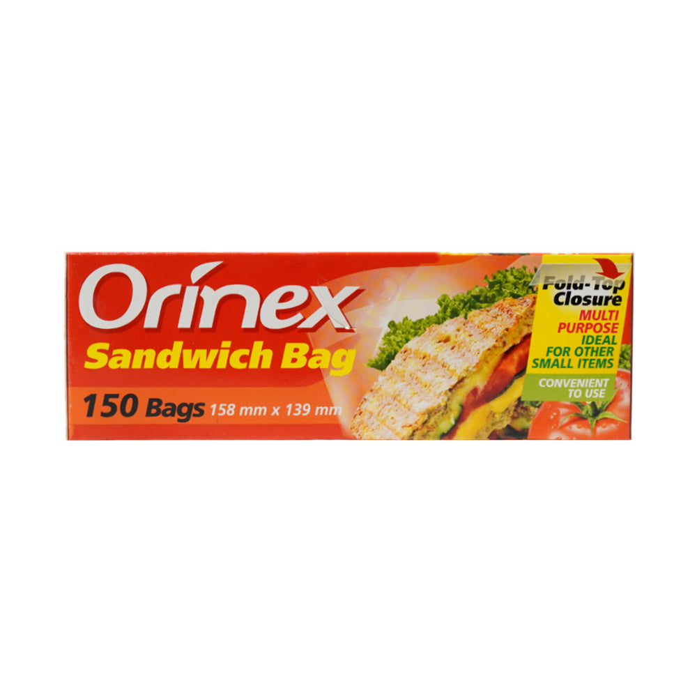 ORINEX SANDWICH BAGS 158 X 139MM 150BAGS