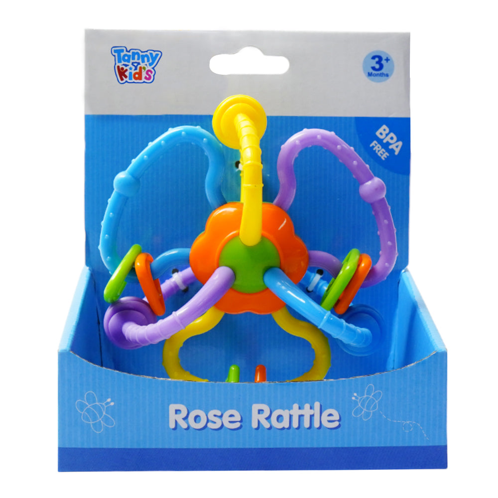 TY9085 TANNY KIDS ROSE RATTLE ID