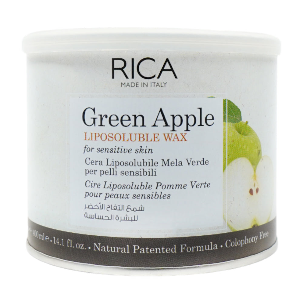 RICA LIPOSOLUBLE WAX GREEN APPLE 400 ML BASIC