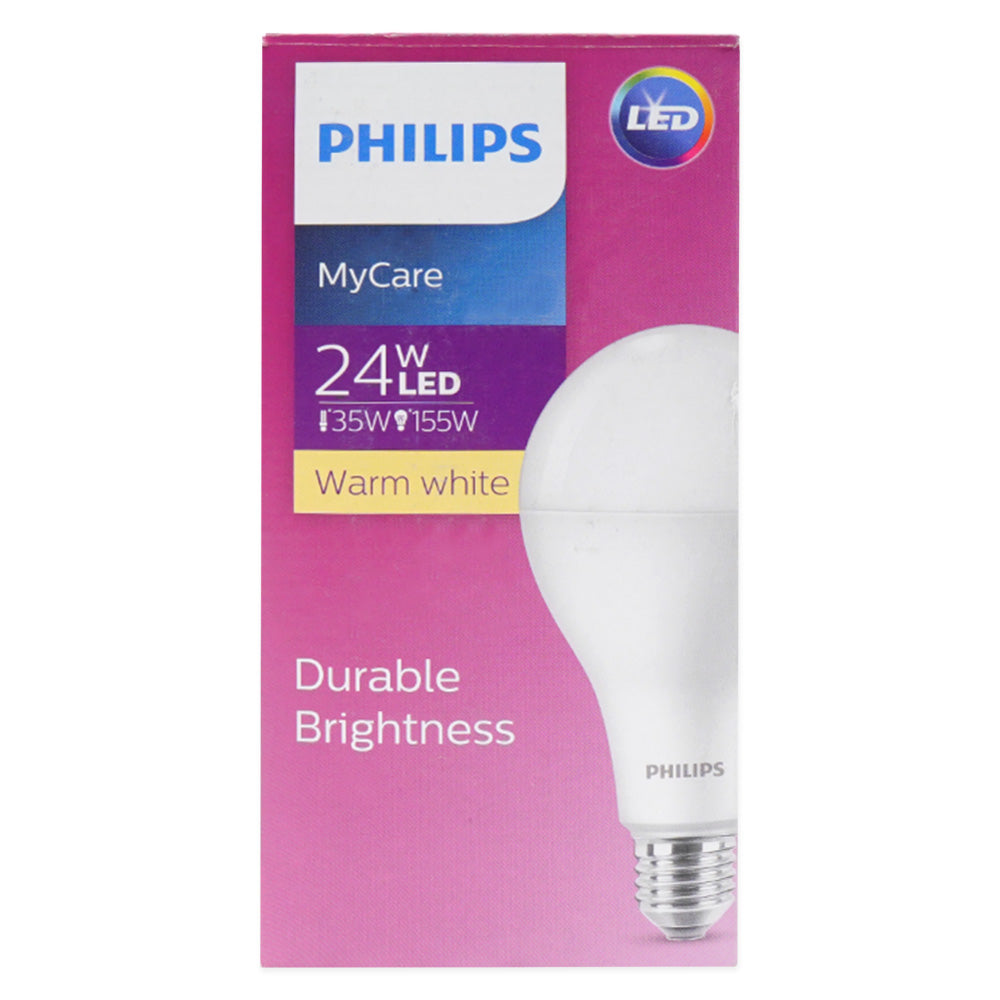 PHILIPS LED BULB 24W E27 3000K 230V A80 1CT/6 APR WARM WHITE