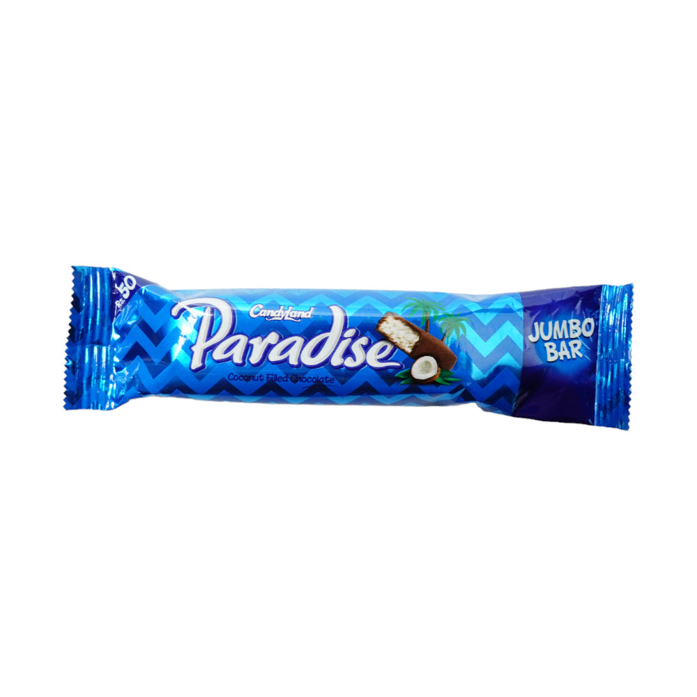 CANDYLAND PARADISE CHOCOLATE COCONUT FILLED JUMBO BAR 48 GM