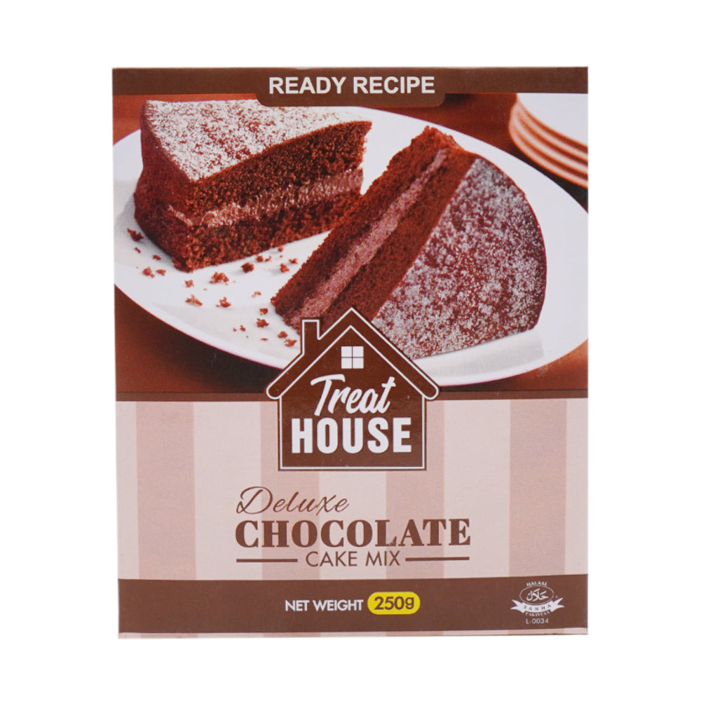 TREAT HOUSE DELUXE CAKE MIX CHOAOCLATE 250 GM