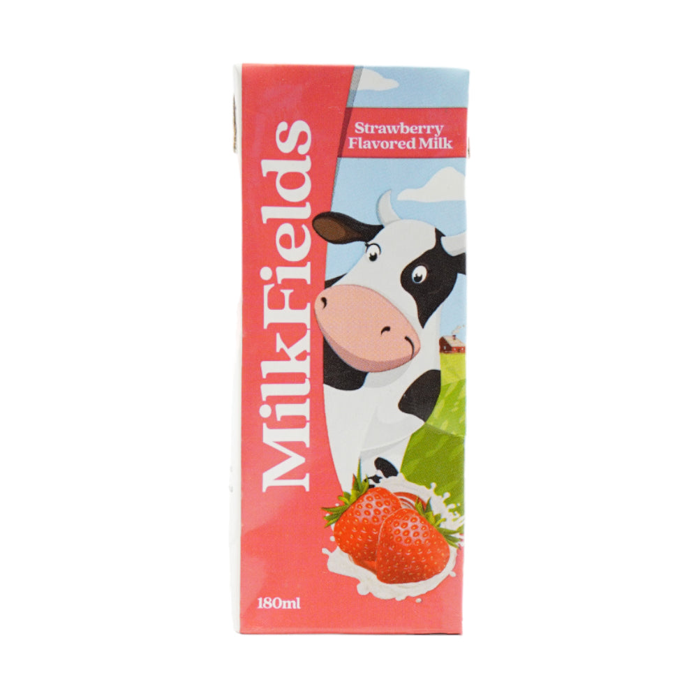 MILKFIELDS FLAVORED MILK STRAWBERRY 180ML