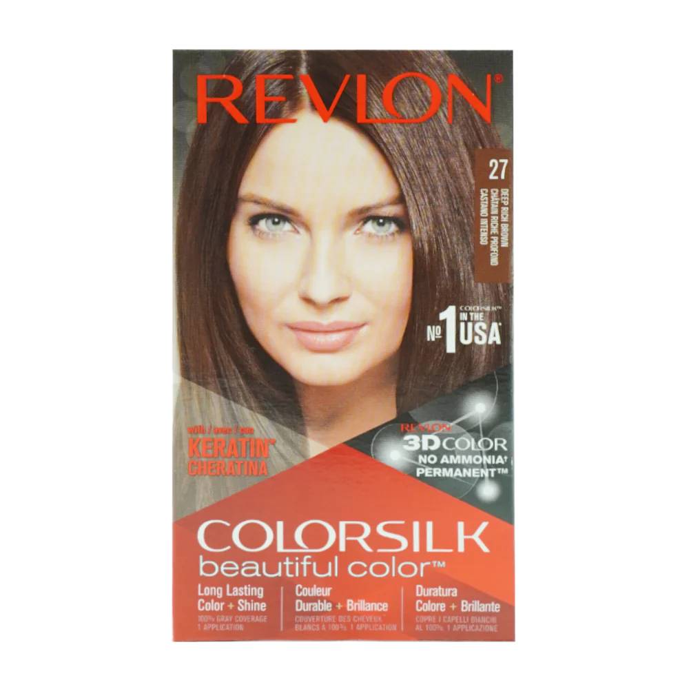 REVLON HAIR COLOR SILK DEEP BROWN 27