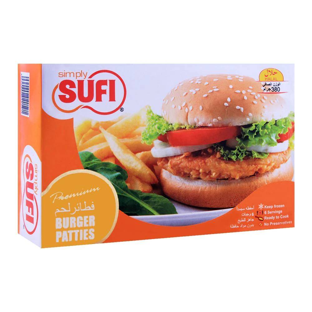 SUFI BURGER PATTIES SMALL 380 GM